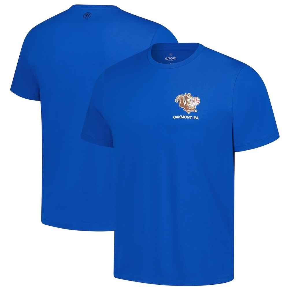 G/FORE Men's 2025 U.S. Open Royal Oakmont Squirrel T-Shirt (M5)